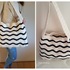 pattern crochet beach bag // pattern chevron stitch // beach style