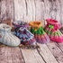 Baby- Schuhe mit Herzzopf