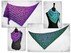 Crochet pattern shawl // triangular shawl //scarf Fixe Nixe