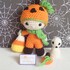 Felton in Pumpkin Costume- Crochet Amigurumi Pattern PDF- English