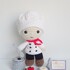 Chef Felton- Crochet Amigurumi Pattern PDF- English