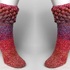 "Die Häkelsocken", No1, Toe-Up, wie gestrickt, Gr-34-45