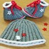 Strickanleitung Baby- Set Dreamer, zauberhafte Schuhe und Mütze