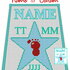 Häkelmuster * STAR of FAME - boy - mit NAME & Datum personalisiert * Grafik für C2C Decke