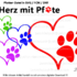 Plotterdatei Herz mit Pfote LoveMyPet