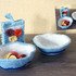 Crochet pattern: muesli bowl and a muesli box with content