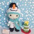 Felton in Snowman Costume- Crochet Amigurumi Pattern- English