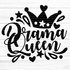 Drama Queen Plotterdatei SVG DXF FCM