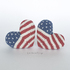 USA Flag Heart pattern