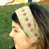 Stranded colorwork headband knitting pattern "Chilly"