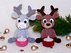 Crochet Pattern Reindeer Tealight holder