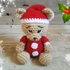 Crochet pattern Nick, the christmas bear pdf ternura amigurumi english- deutsch- dutch