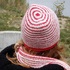 Hat and scarf set "Stripes", 2 knitting patterns