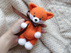 Crochet pattern Amigurumi little fox