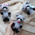 Crochet pattern Amigurumi little raccoon