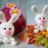 224 Crochet Pattern - Little Bunny with a flower house - Amigurumi PDF file by Knittoy CP