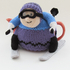 Skier Tea Cosy Knitting Pattern