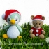 Crochet pattern Nick, the christmas bear + Christmas penguin PDF ternura amigurumi english- deutsch- dutch