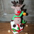 Eddie the christmas reindeer crochet pattern