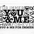 You and me Plotterdatei SVG DXF FCM