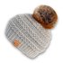 Beanie "Carol" (cable stitch,  all sizes, sporty or slouchy)