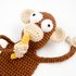 Amigurumi Crochet Monkey Bookmark