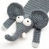 Amigurumi Crochet Elephant Bookmark