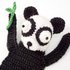 Amigurumi Crochet Panda Bookmark