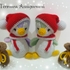 crochet pattern Christmas penguin + accessories PDF ternura amigurumi english- deutsch- ducth