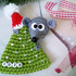 225DE Häkelanleitung Maus auf dem Weihnachtsbaum - Amigurumi PDF Knittoy CP