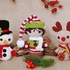 Santa’s Busy Helpers: Snowman, Christmas Elf & Reindeer – Crochet Pattern