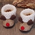 Baby Booties „Reindeer“ (0-6 months), Crochet Pattern