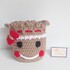 Gingerbread Pouch- Crochet Pattern PDF- English