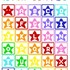 Häkelmuster *RainboW StarS ABC* Grafik für C2C Decke