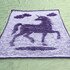 Einhorndecke Illusionsstricken