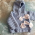 Strickanleitung Baby Hoodie Größe 62/68