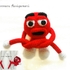 Häkelanleitung Vorhang BH Monster  PDF ternura amigurumi ENGLISH - DEUTSCH - DUTCH