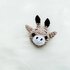 Crochet Pattern Giraffe Pendant, crochet Giraffe Head