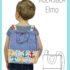 Rucksack Elmo für Kinder von 3-7 Jahren