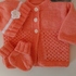 Strickanleitung Babygarnitur Jacke, Mütze, Socken