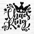 Chaos King Plotterdatei SVG DXF FCM