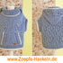 Mod. 037 - Hoodie / Pullunder mit Kapuze - Gr. 92/98 bis 152/158