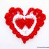 Crochet Pattern Lovely Heart Motif 2