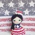 Betsy the Patriotic Girl - Crochet Amigurumi Pattern- English