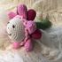 crochet pattern baby rattle little flower