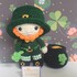 Felton in Leprechaun Costume  - Amigurumi PDF- English