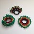 crochet Rasta hair scrunchies pattern, 3 designs