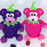 sugar sweet Raspbear / Blackbear - crochet patterns