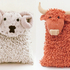 Heilan Coo & Shetland Sheep Cushion Knitting Patterns