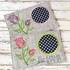 Stickdatei Untersetzer Rose MugRug 13x18cm und 13x20cm